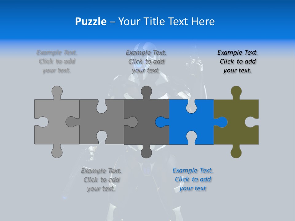 Army Illustration Science PowerPoint Template