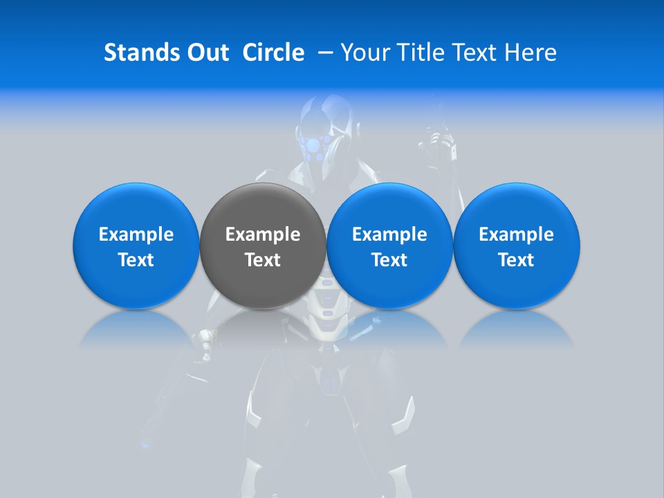 Army Illustration Science PowerPoint Template