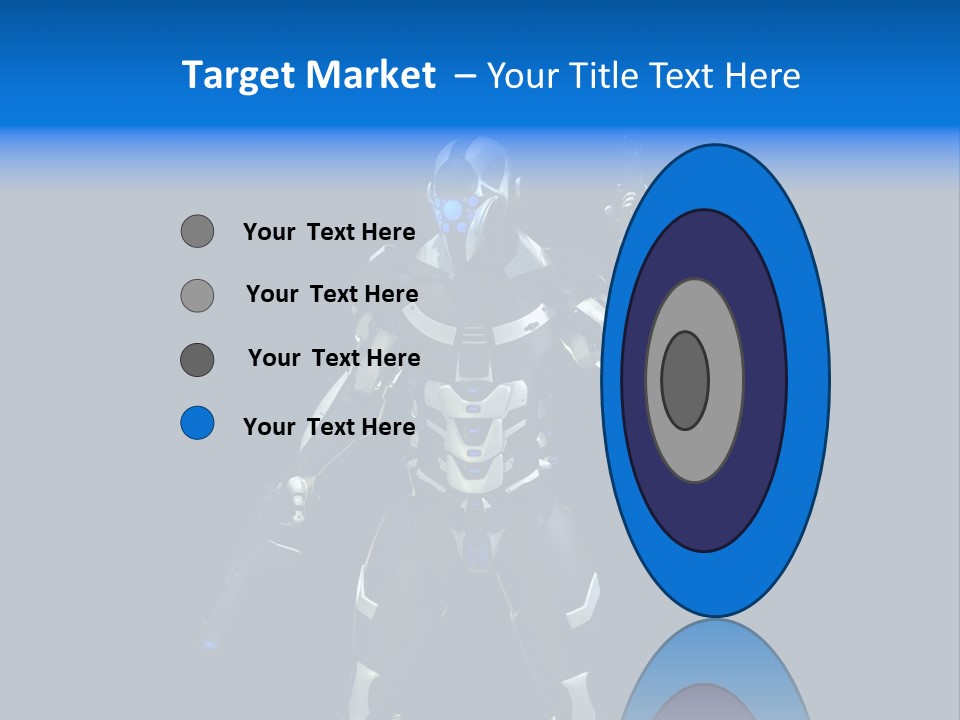 Army Illustration Science PowerPoint Template