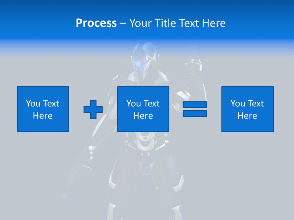 Army Illustration Science PowerPoint Template