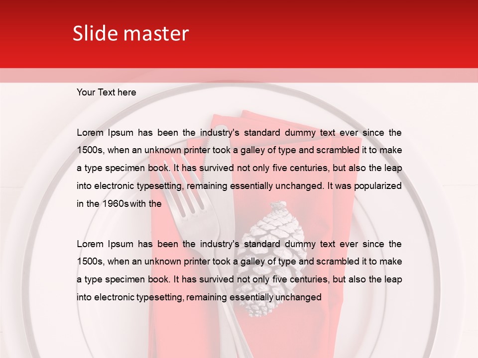 Minimal Seasonal Decoration PowerPoint Template