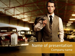 Businessman Boss Successful PowerPoint Template