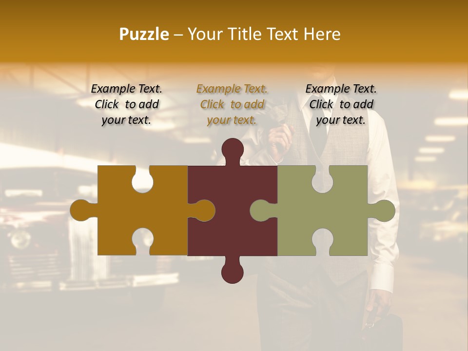 Businessman Boss Successful PowerPoint Template