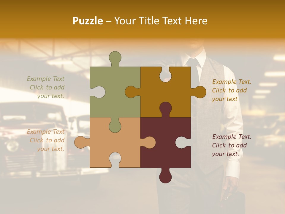 Businessman Boss Successful PowerPoint Template