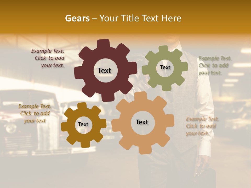 Businessman Boss Successful PowerPoint Template