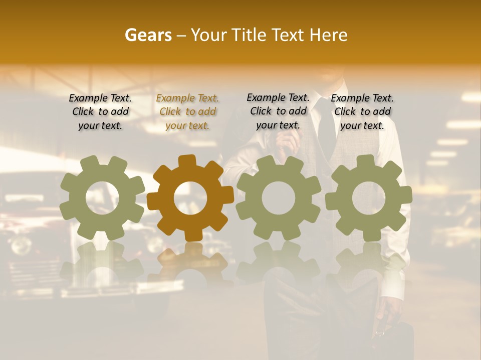 Businessman Boss Successful PowerPoint Template