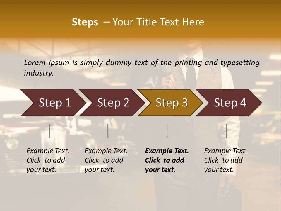 Businessman Boss Successful PowerPoint Template