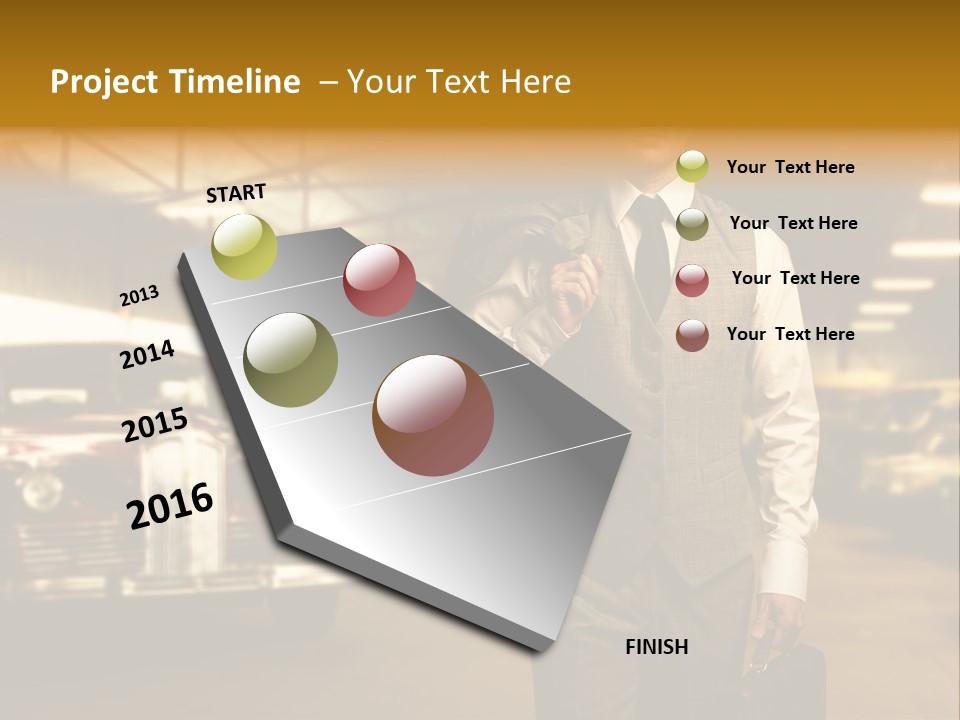 Businessman Boss Successful PowerPoint Template
