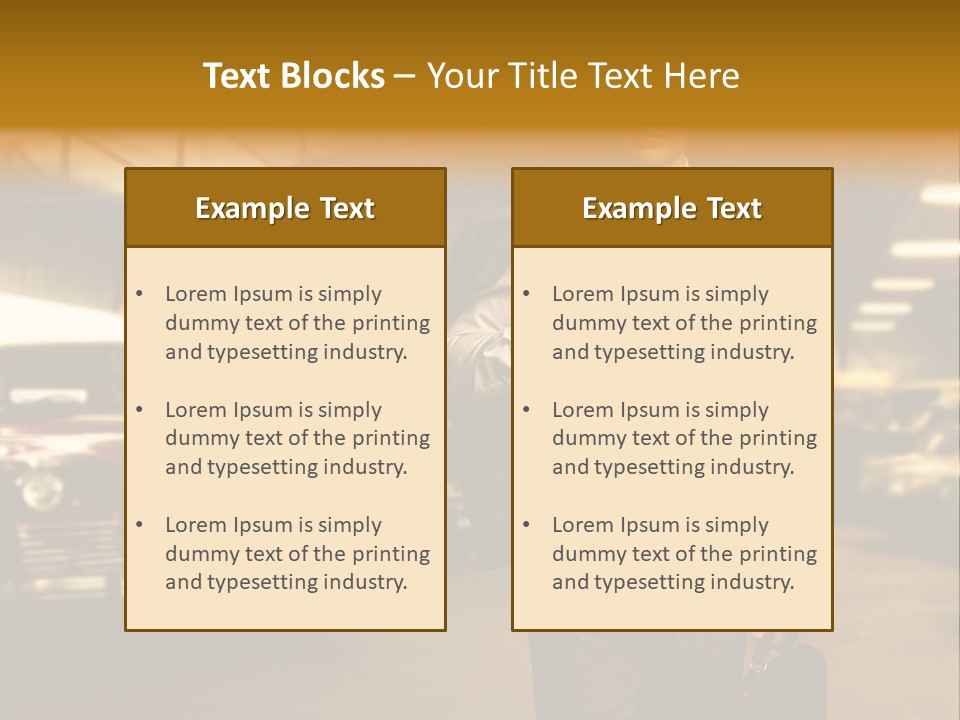 Businessman Boss Successful PowerPoint Template