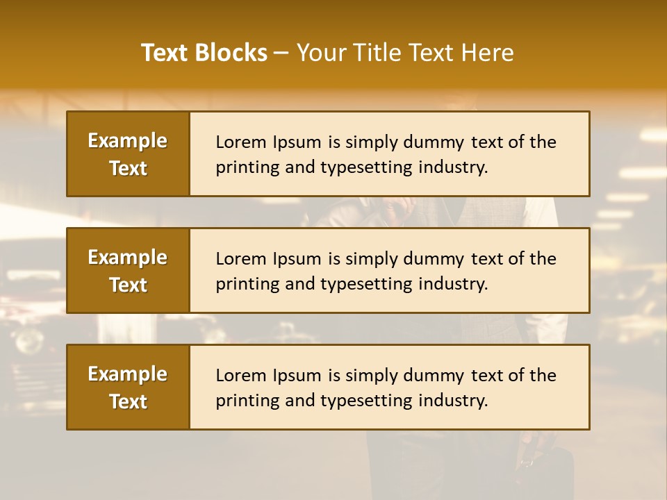 Businessman Boss Successful PowerPoint Template