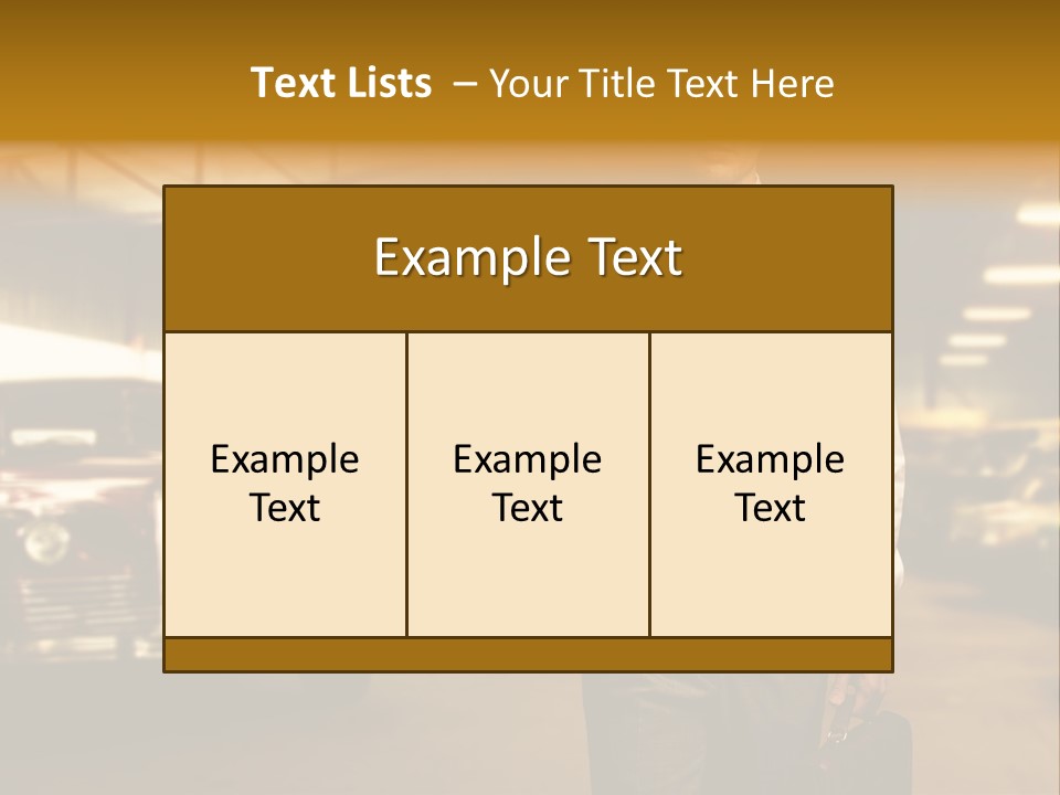Businessman Boss Successful PowerPoint Template