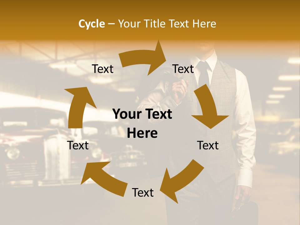 Businessman Boss Successful PowerPoint Template