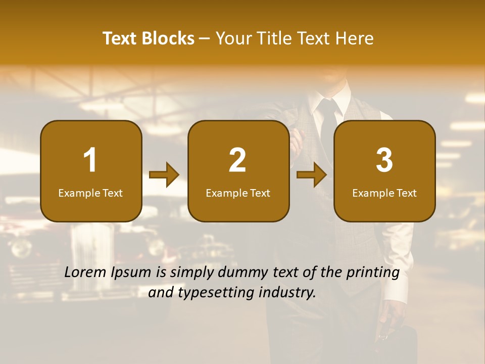 Businessman Boss Successful PowerPoint Template