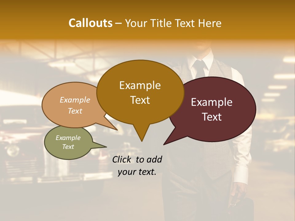Businessman Boss Successful PowerPoint Template