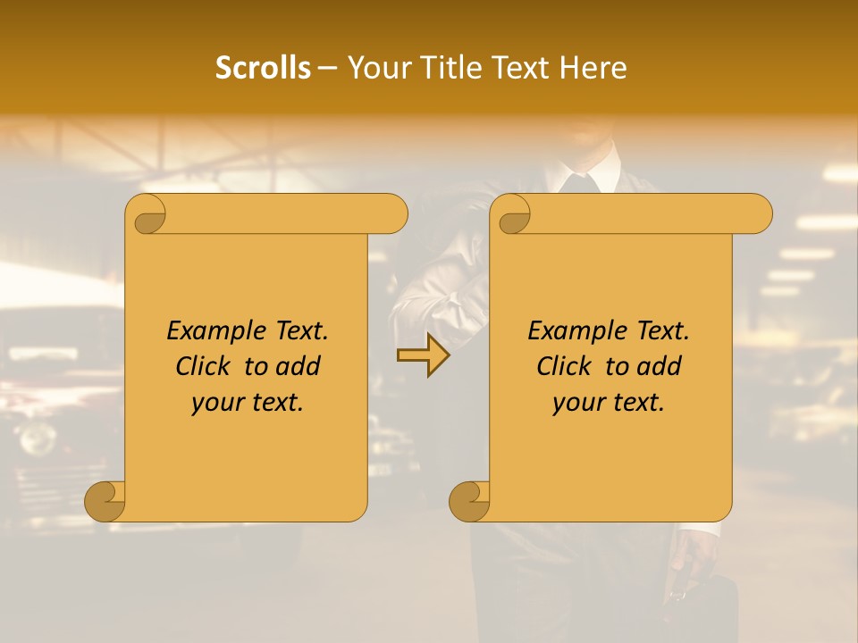 Businessman Boss Successful PowerPoint Template