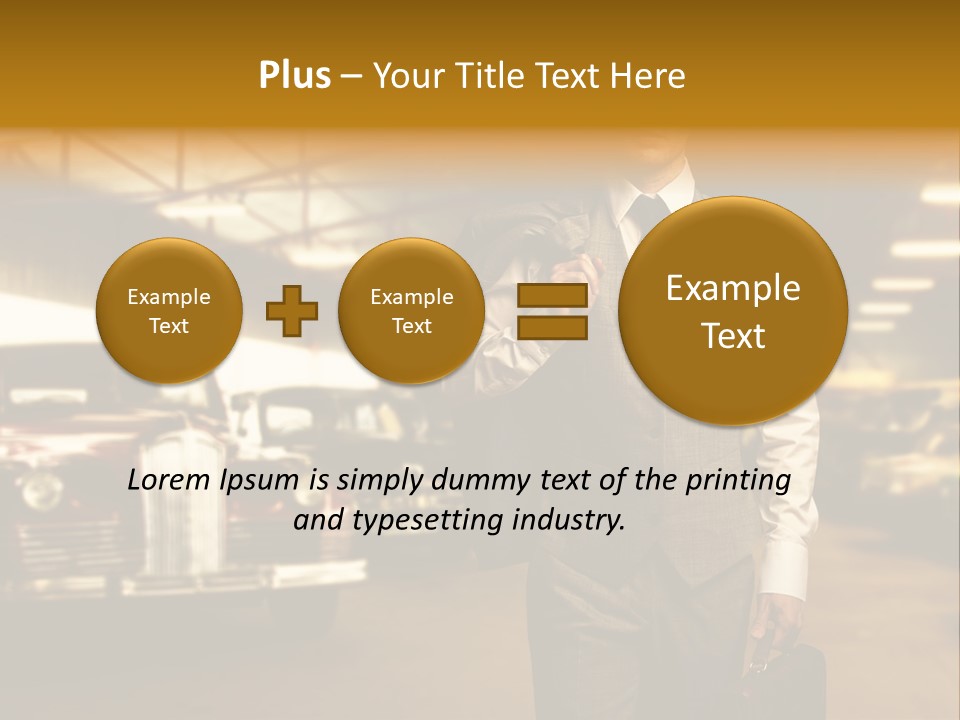 Businessman Boss Successful PowerPoint Template