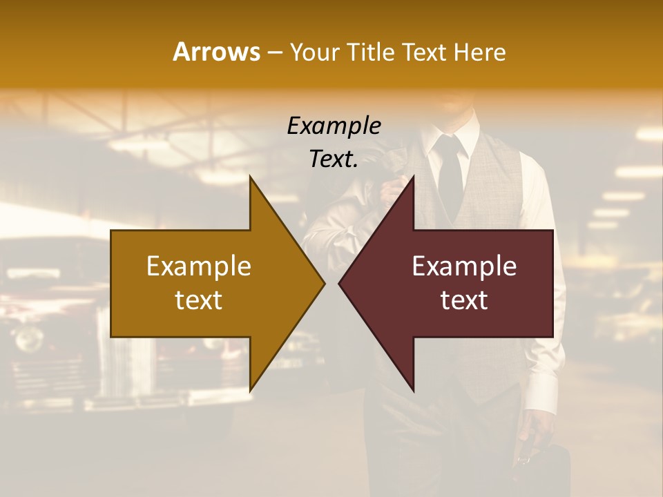 Businessman Boss Successful PowerPoint Template