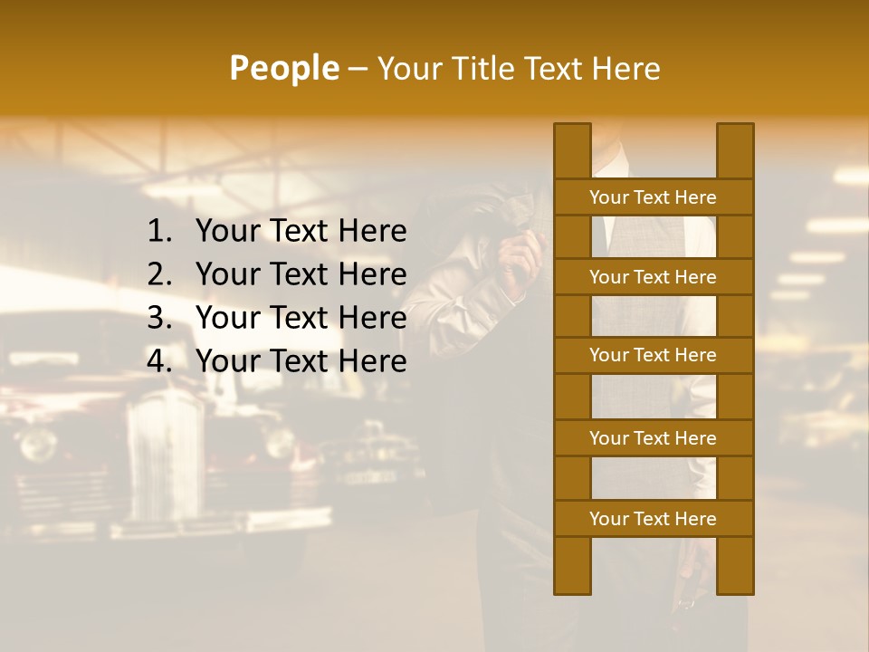 Businessman Boss Successful PowerPoint Template