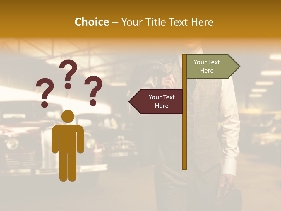 Businessman Boss Successful PowerPoint Template