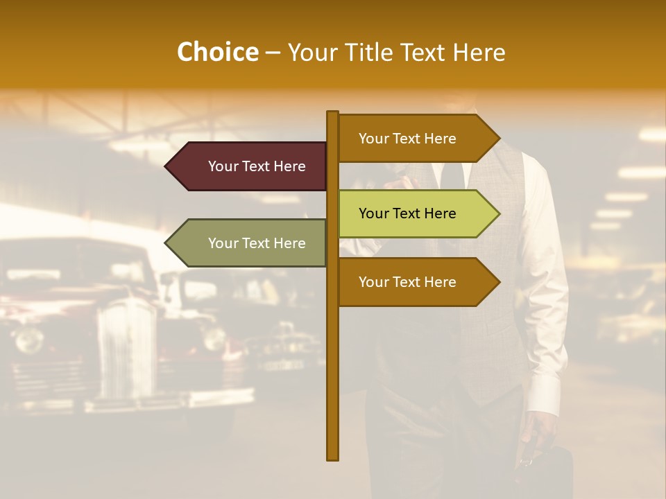 Businessman Boss Successful PowerPoint Template