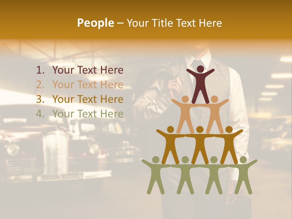 Businessman Boss Successful PowerPoint Template