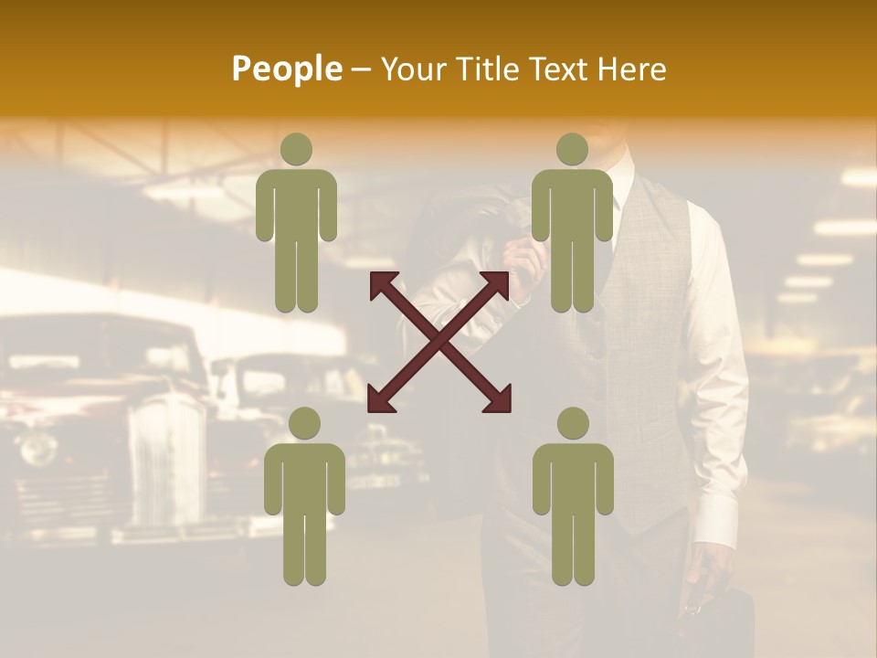 Businessman Boss Successful PowerPoint Template