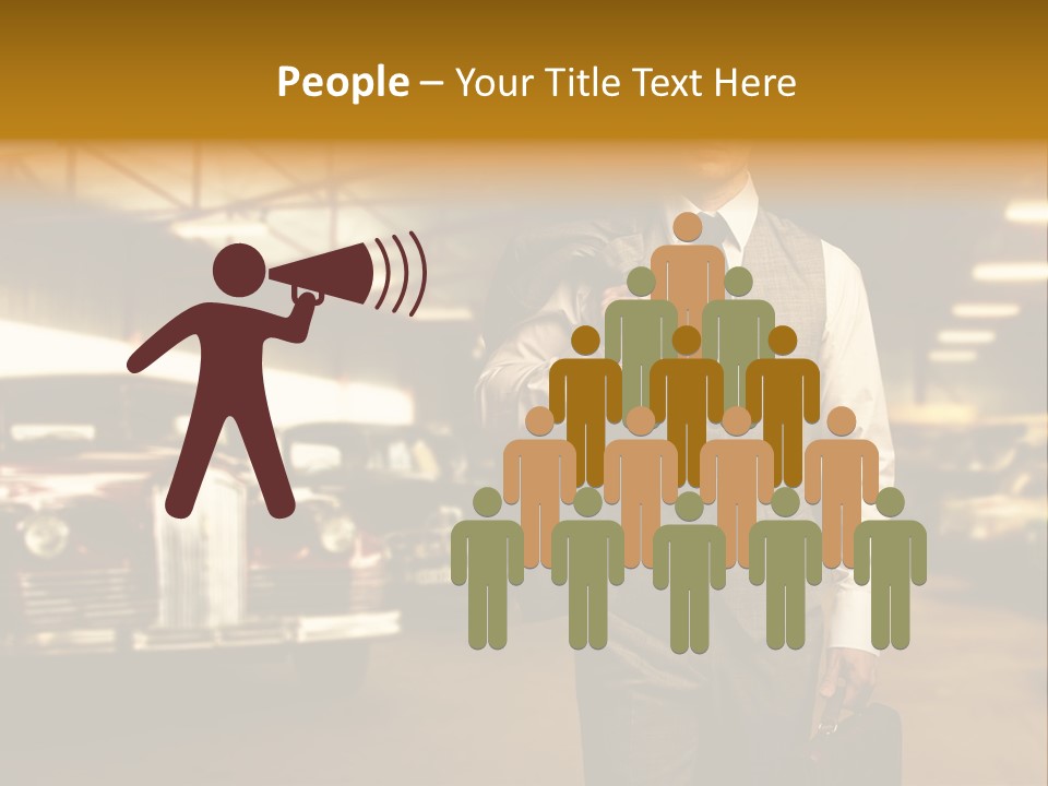 Businessman Boss Successful PowerPoint Template