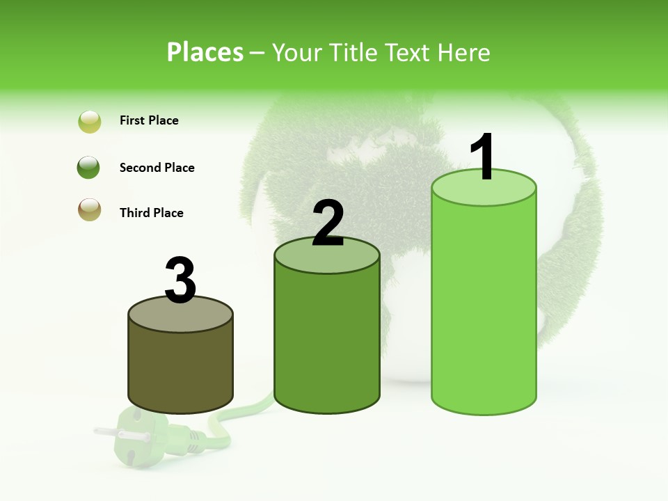 Globe Clean Solar PowerPoint Template