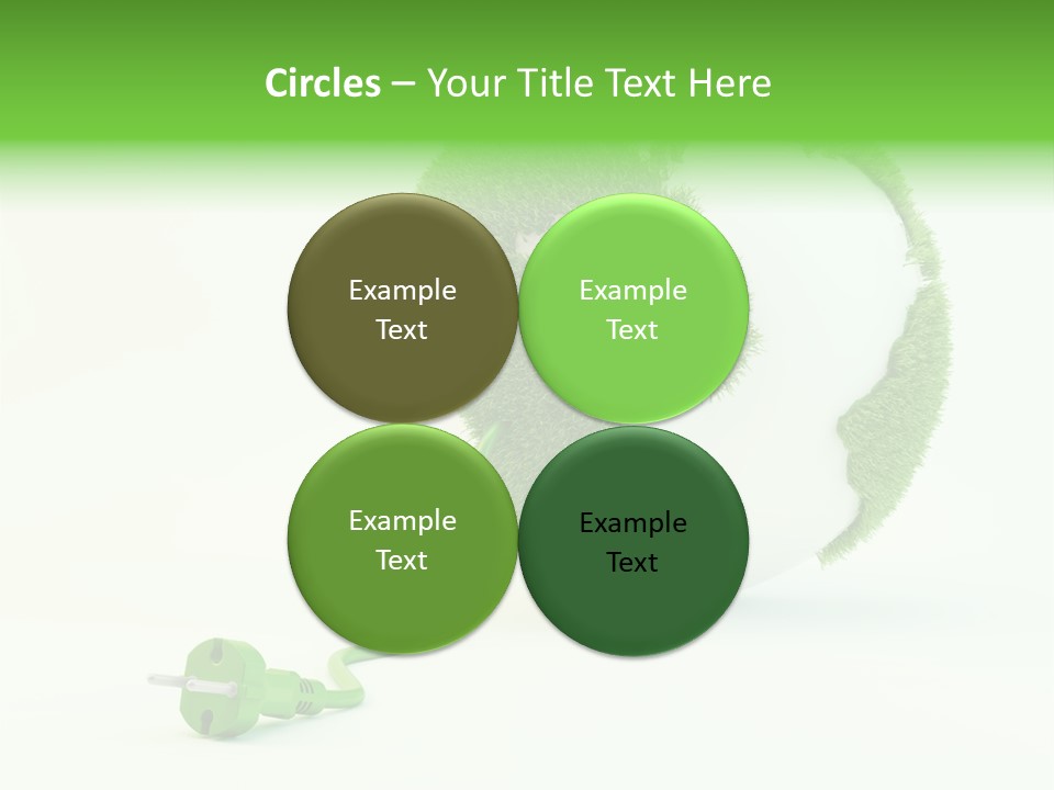 Globe Clean Solar PowerPoint Template