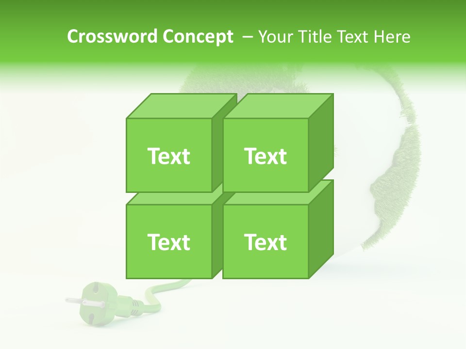 Globe Clean Solar PowerPoint Template
