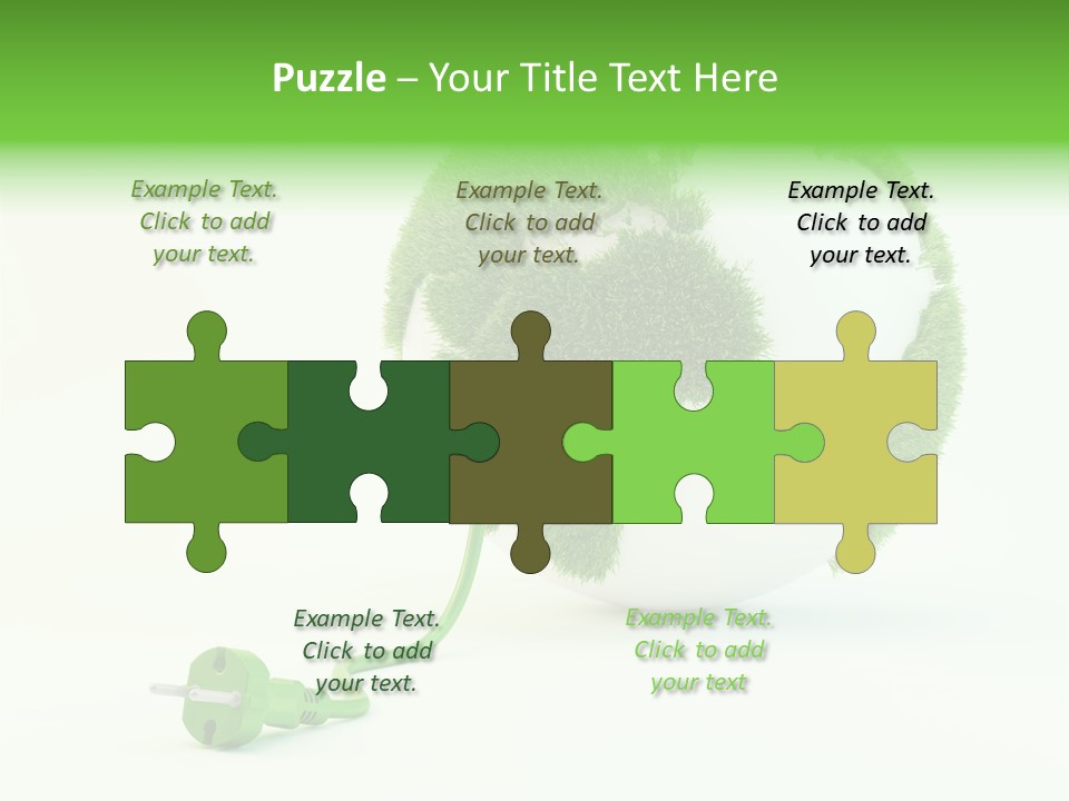 Globe Clean Solar PowerPoint Template