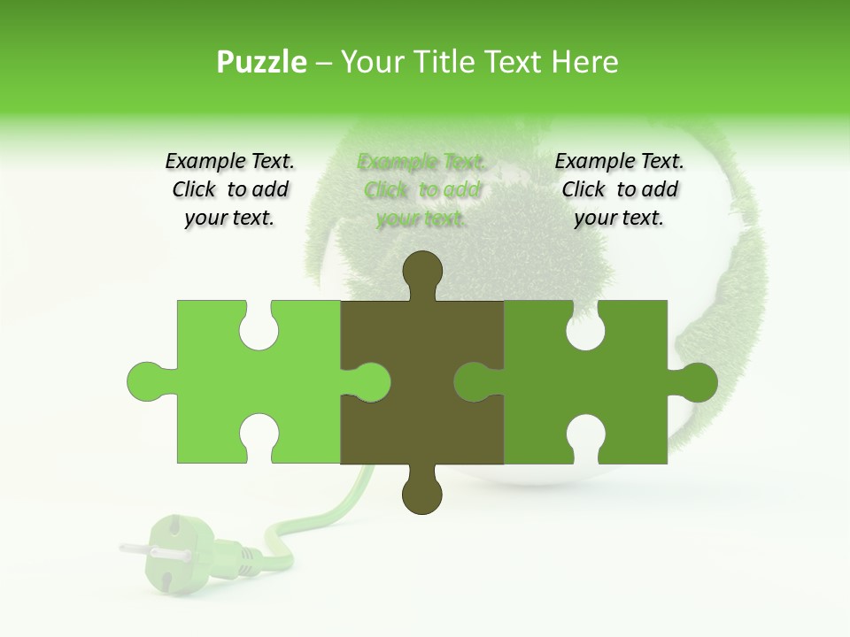 Globe Clean Solar PowerPoint Template