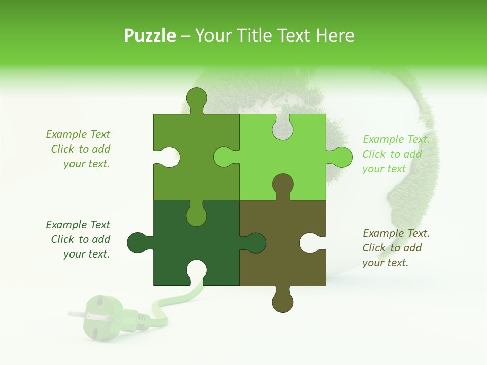 Globe Clean Solar PowerPoint Template