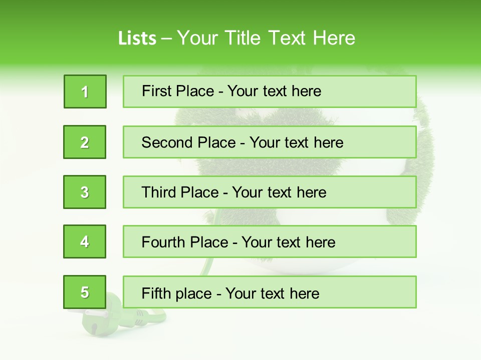 Globe Clean Solar PowerPoint Template