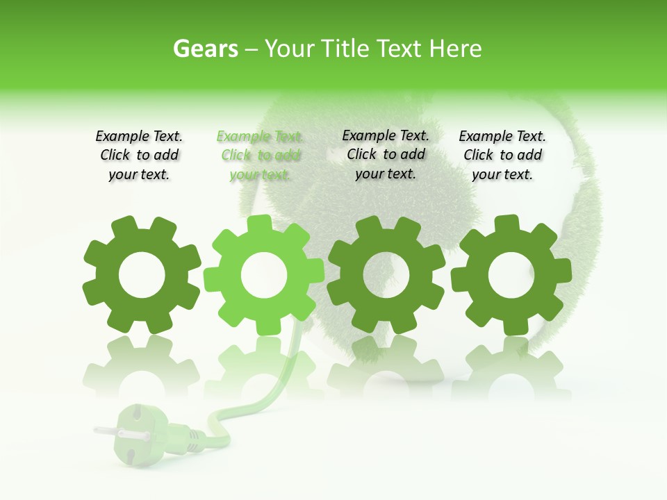 Globe Clean Solar PowerPoint Template