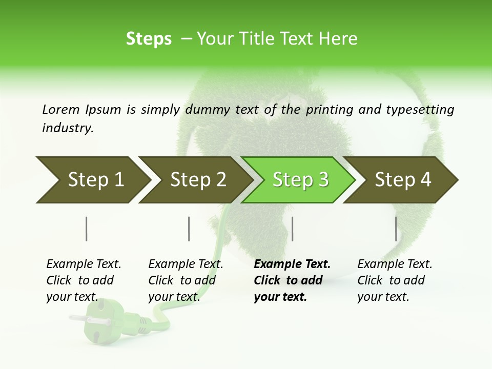 Globe Clean Solar PowerPoint Template