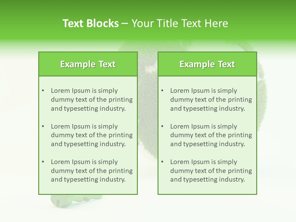 Globe Clean Solar PowerPoint Template
