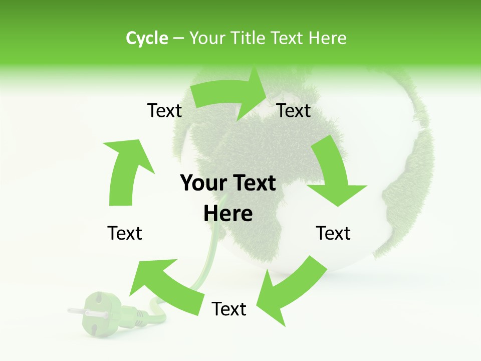 Globe Clean Solar PowerPoint Template