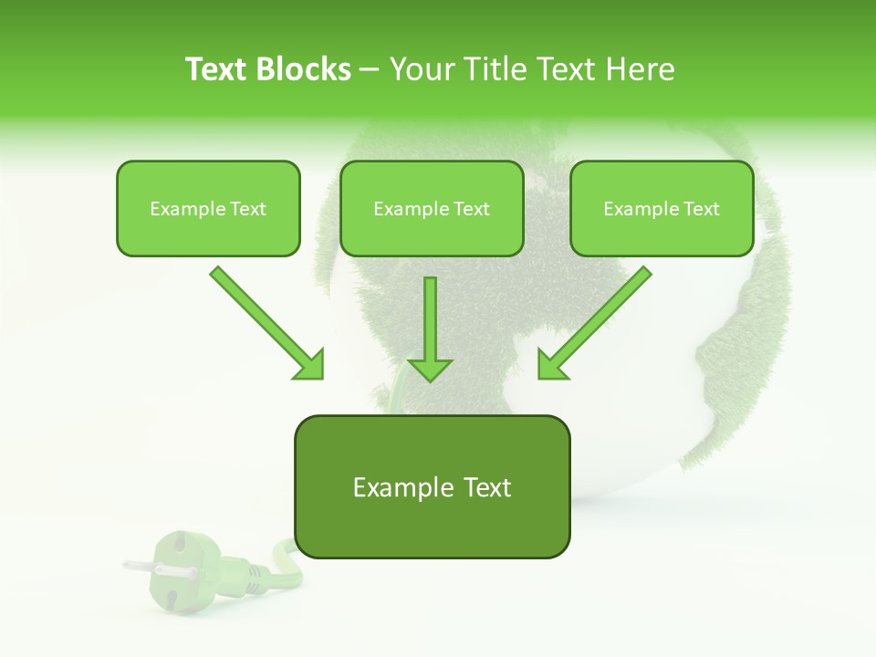 Globe Clean Solar PowerPoint Template
