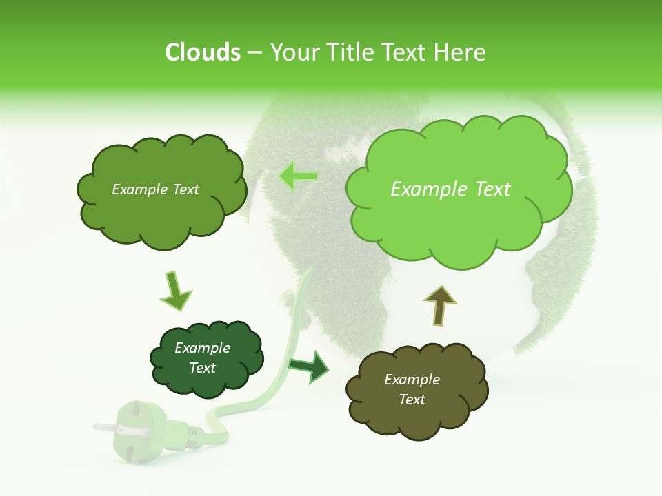 Globe Clean Solar PowerPoint Template