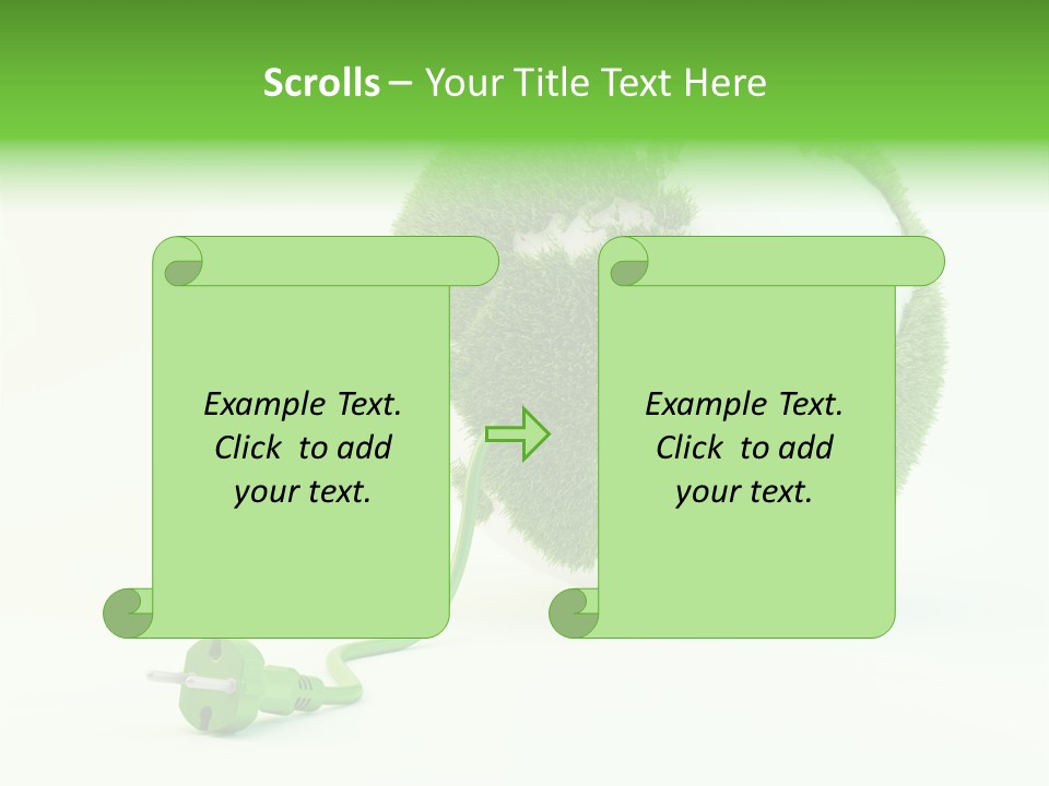 Globe Clean Solar PowerPoint Template