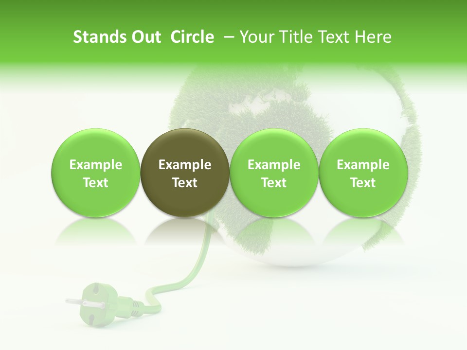 Globe Clean Solar PowerPoint Template