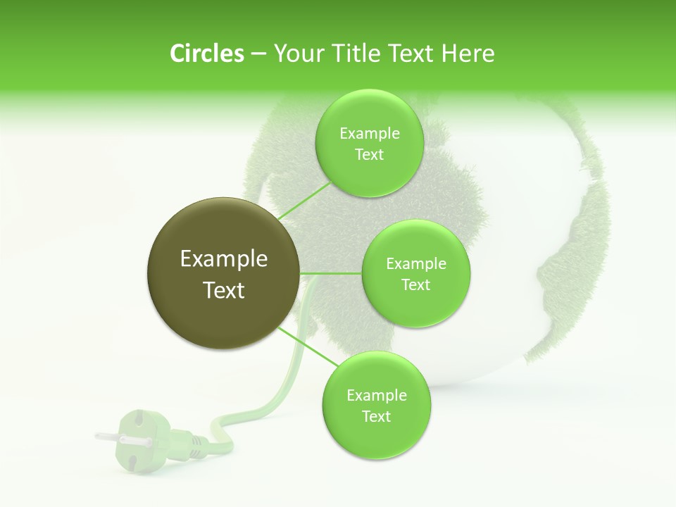 Globe Clean Solar PowerPoint Template