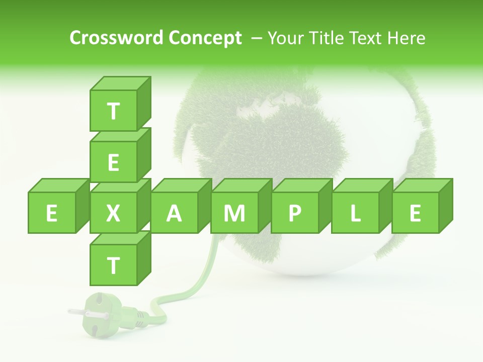 Globe Clean Solar PowerPoint Template