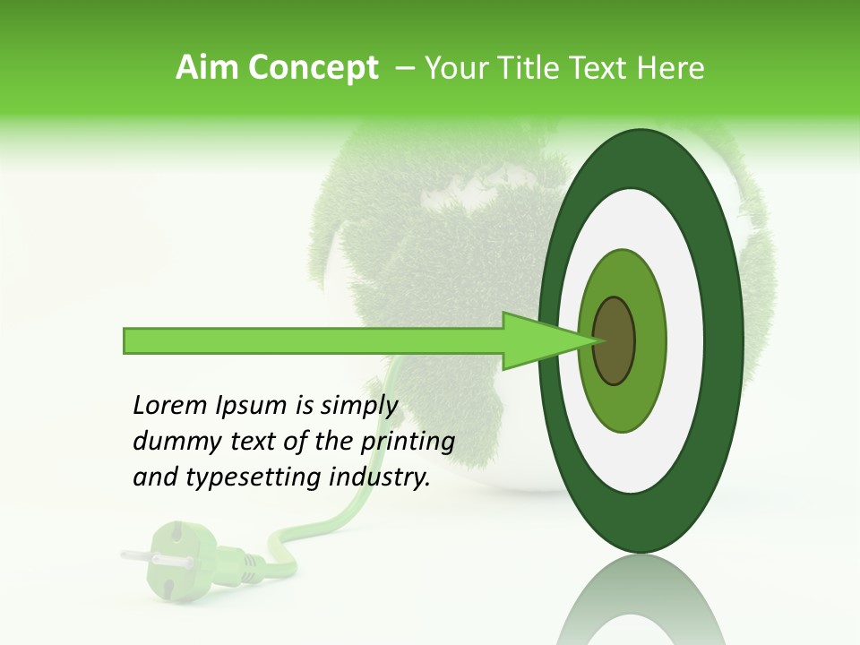 Globe Clean Solar PowerPoint Template