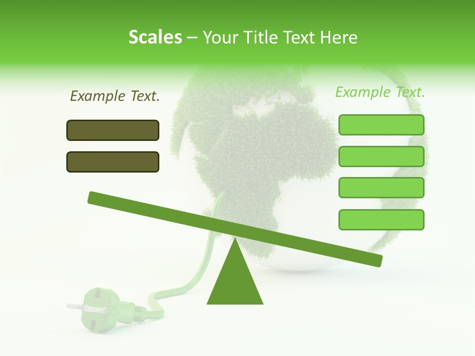 Globe Clean Solar PowerPoint Template