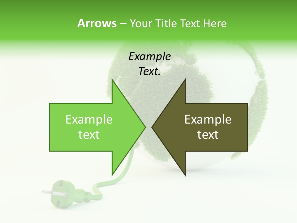 Globe Clean Solar PowerPoint Template