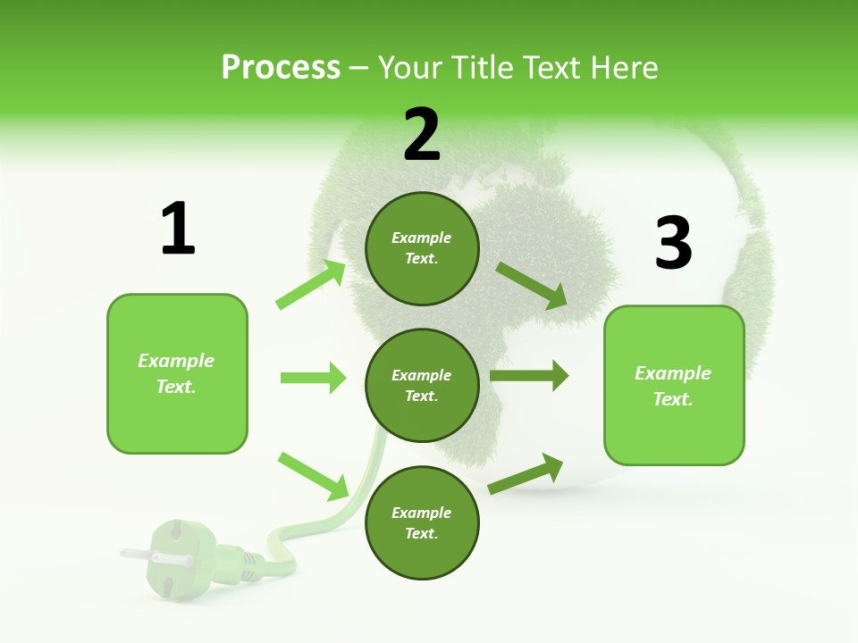 Globe Clean Solar PowerPoint Template