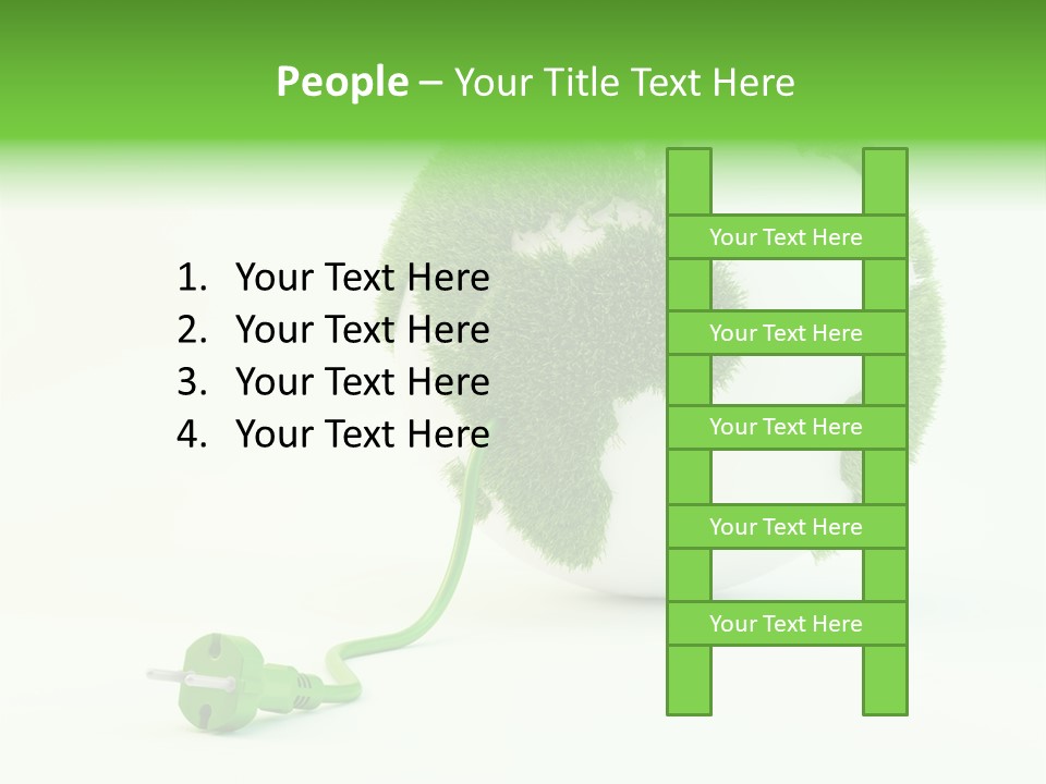 Globe Clean Solar PowerPoint Template