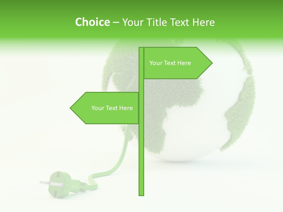 Globe Clean Solar PowerPoint Template